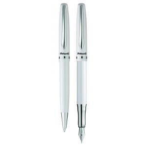 Zestaw Pelikan Jazz Elegance Długopis + Pióro wieczne, Perłowe